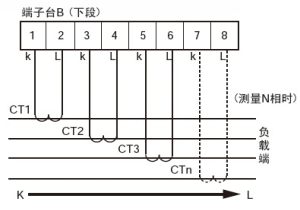 如使用改進(jìn)型，還可利用第四個(gè)CT測(cè)量N相。